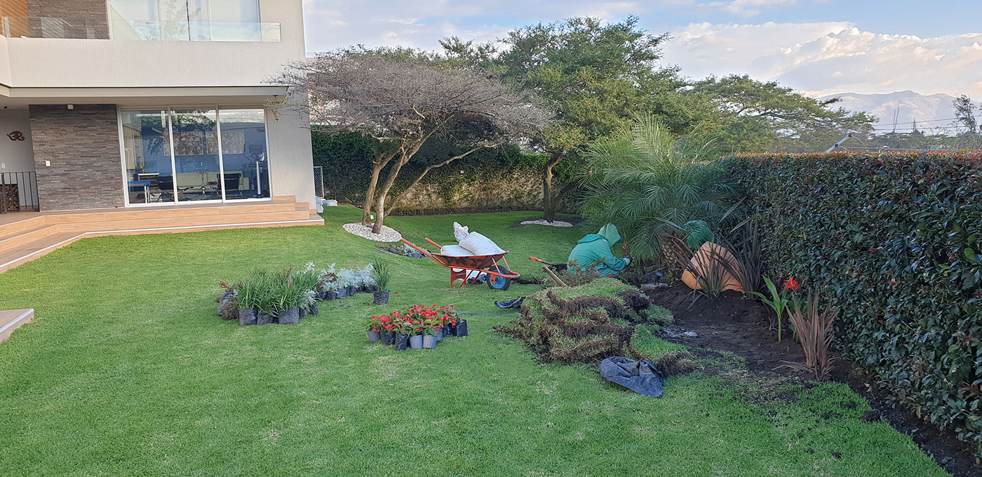 CONSTRUCCIÓN DE JARDINES